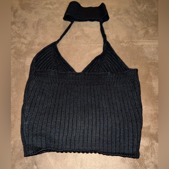 3 For 25 Backless Crop Halter Knit Top - Picture 9 of 11